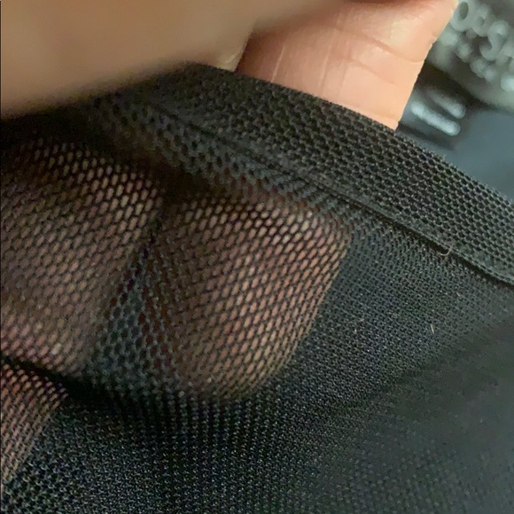 Topshop little black dress with sheer tulle bottom - Picture 3 of 6